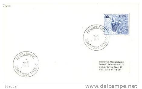 SWEDEN 1973 EUROPALIA  POSTMARK - Lettres & Documents