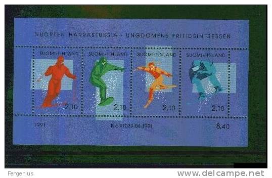 FINLANDIA-1991-SCI-UNIF.BF8-MNH- - Blocs-feuillets