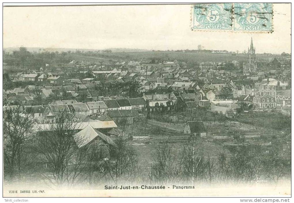 SAINT-JUST-en-CHAUSSEE - Panorama - Saint Just En Chaussee