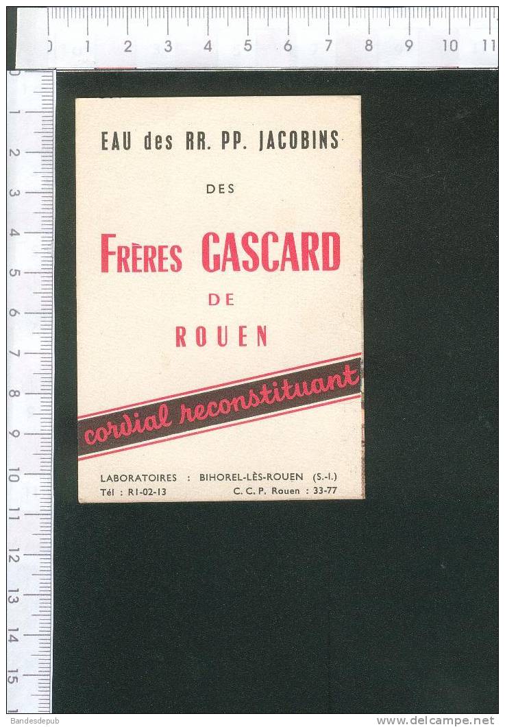 Rouen Eau Des Jacobins Mini Calendrier 1955 - Petit Format : 1941-60