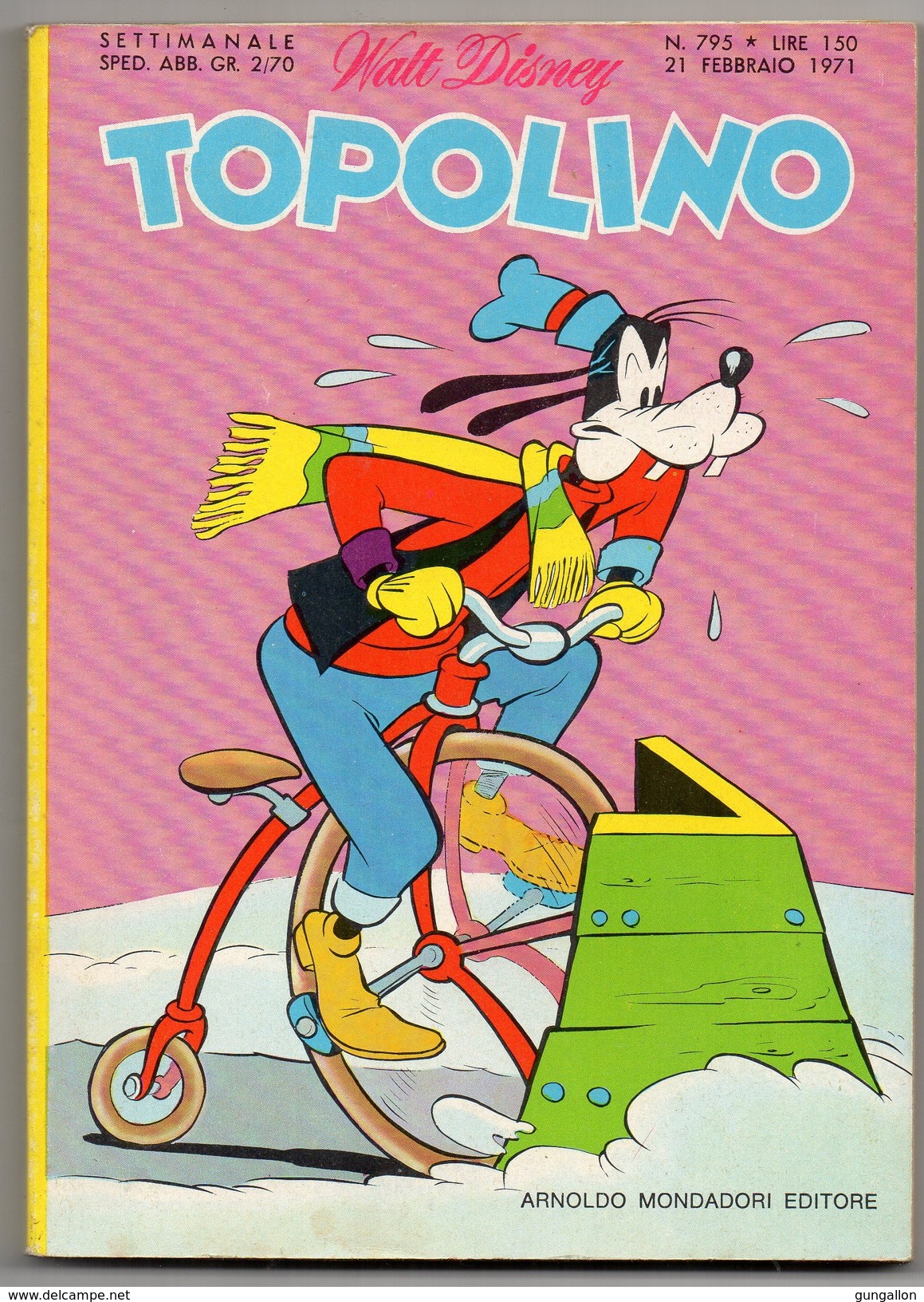 Topolino(Mondadori 1971) N.  795 - Disney