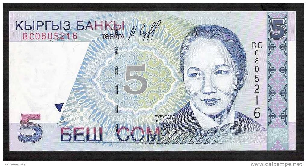 KYRGISTAN  P13   5   SUM   1997     UNC. - Kirgizïe