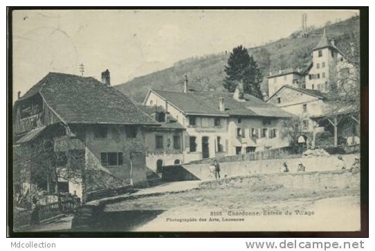 SUISSE CHARDONNE /  Entrée Du Village  / - Chardonne