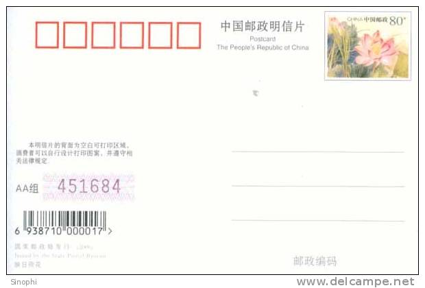 05Y-085  H@   Dinosaur Fossils  ( In China Science And Techology Museum  ) ( Postal Stationery , Articles Postaux ) - Fossilien