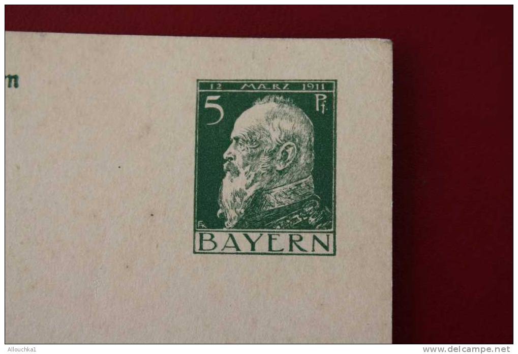 1911 Timbres / Europe / Allemagne / Anciens Etats / Bavière / Entiers Postaux   POFTKARTE  NEUF - Enteros Postales