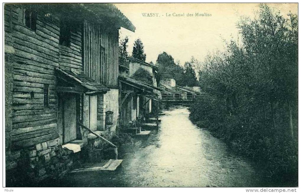 52 - WASSY Le Canal Des Moulins - Wassy