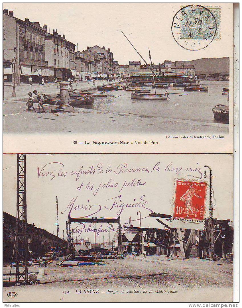 LA SEYNE  VERS 1900 - La Seyne-sur-Mer