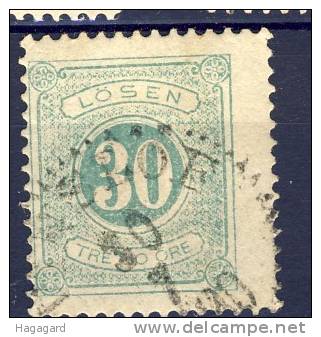 #Sweden 1877-91. Michel 8B. Cancelled (o) - Postage Due