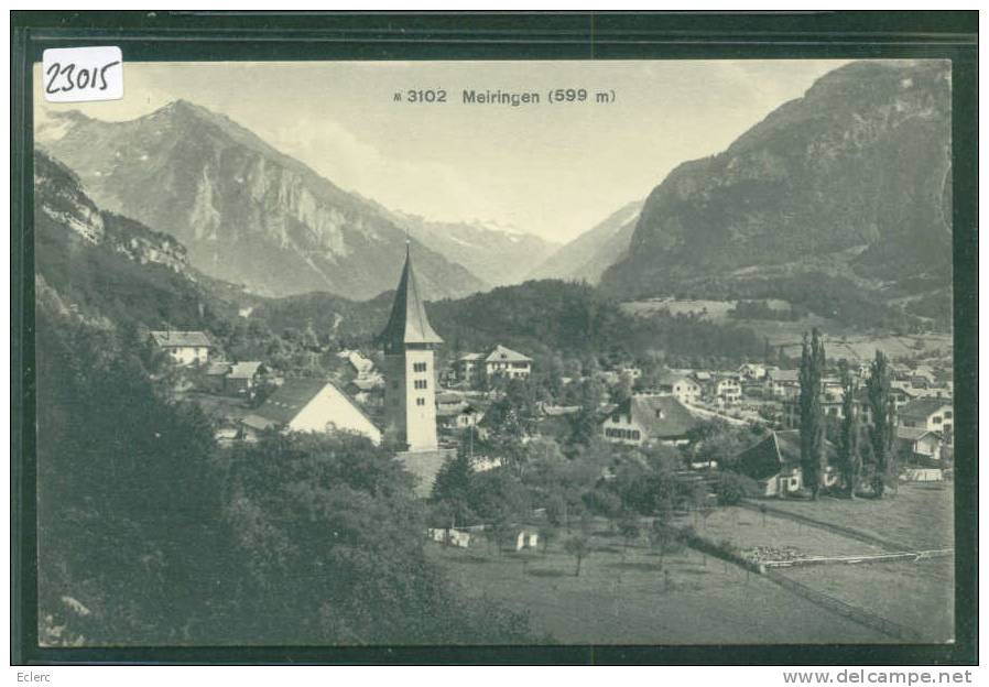 MEIRINGEN  - TB - Meiringen