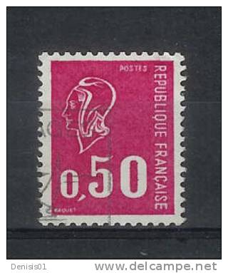 France - Yvert & Tellier - N° 1664- Oblitéré - 1971-1976 Marianne Of Béquet