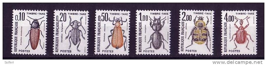 FRANCE  TIMBRES TAXE 1982  N° 103/108  ** - 1960-... Ungebraucht