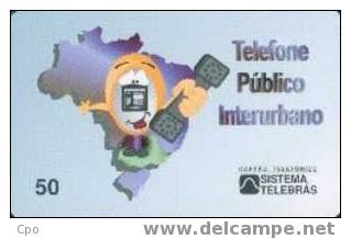 # BRASIL 9803A4 Telefone Publico Interurbano 50  03.98 Tres Bon Etat - Brazilië