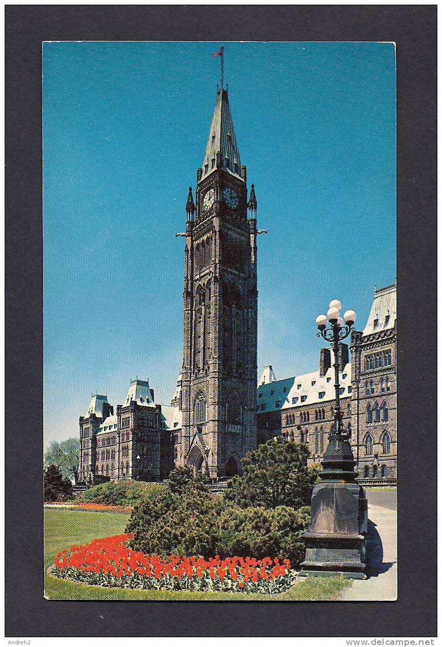 OTTAWA  - ONTARIO - CANADA - PEACE TOWER CANADIAN HOUSES OF PARLIAMENT - Ottawa