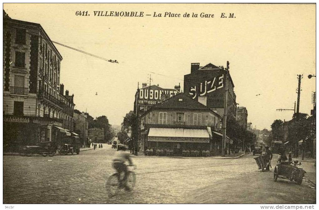 CPA (  93 ) VILLEMONBLE La Place De La Gare - Villemomble