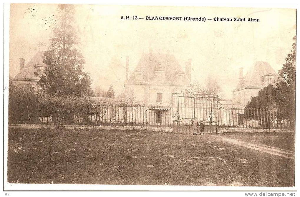 BLANQUEFORT Château Saint Ahon - Blanquefort