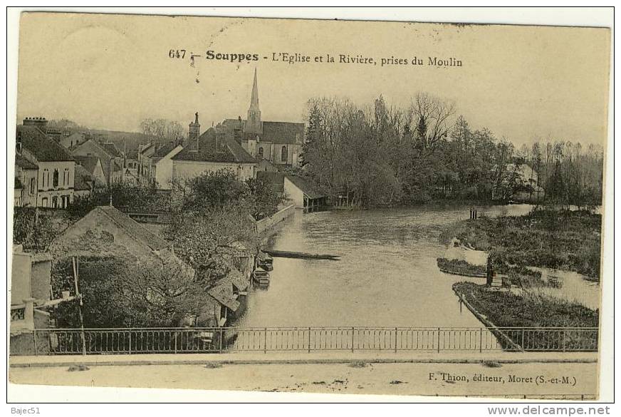 1 Cpa Souppes Sur Loing - Souppes Sur Loing