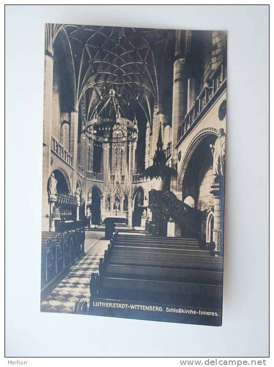 Wittenberg - Lutherstadt -Schlosskirche -inneres- FOTO-AK  Cca 1920-30's    - VF D54277 - Wittenberg