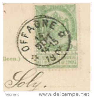 BELGIQUE:PALISEUL(Luxembo Urg.):La Grand´Place.1905.Attelage S.Animée.Relais Offagne 1905. - Paliseul