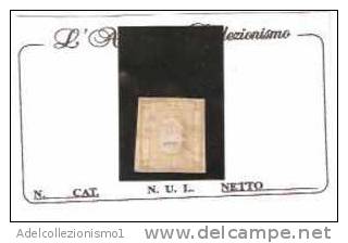 27446)francobollo Antichi Stati  Toscana - 10 Centes - II° Scelta, Governo Provvisorio  - Usato - Cat. N°19 - Toscana