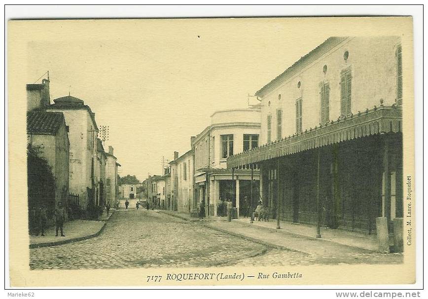 Roquefort ( Landes) -rue Gambetta - Roquefort