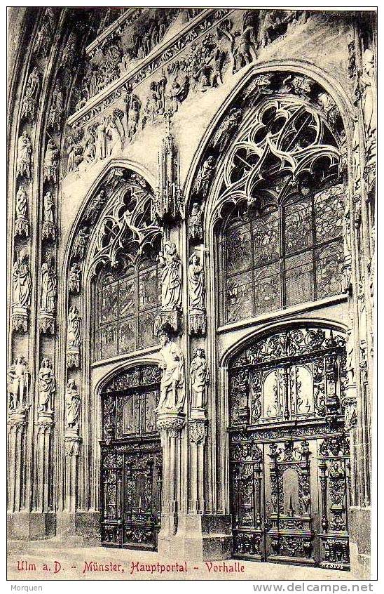 2960. Postal ULM, Catedral De MUNSTER. Baja Sajonia. Alemania - Munster