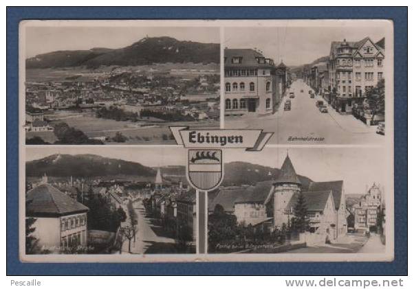 BADEN WURTTEMBERG ALBSTADT - CP EBINGEN - BAHNHOFSTRASSE / ADOLF HITLER STRASSE / PARTIE BEIN BURGERTURM - 1940 - METZ F - Albstadt