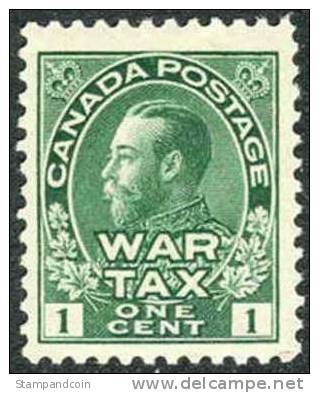 Canada MR1 Mint Never Hinged 1c War Tax From 1915 - Sellos De Impuesto De Guerra