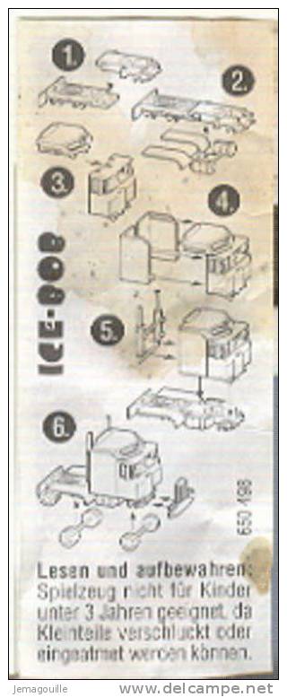 KINDER - 650498 - AMERICAN TRUCKS- Bpz Sans Figurine * - Notes