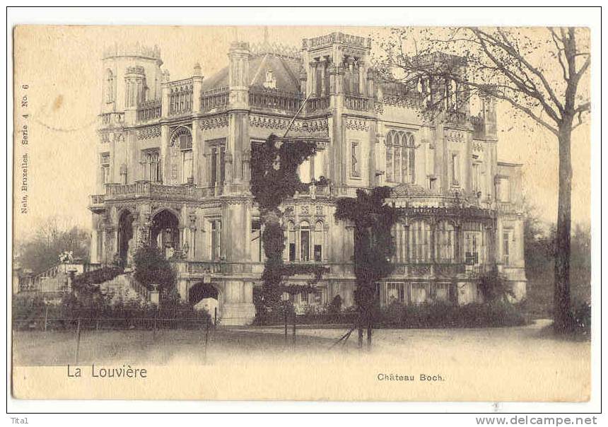11322 - La Louvière - Château Boch Nels Série 4 N° 6 - La Louviere