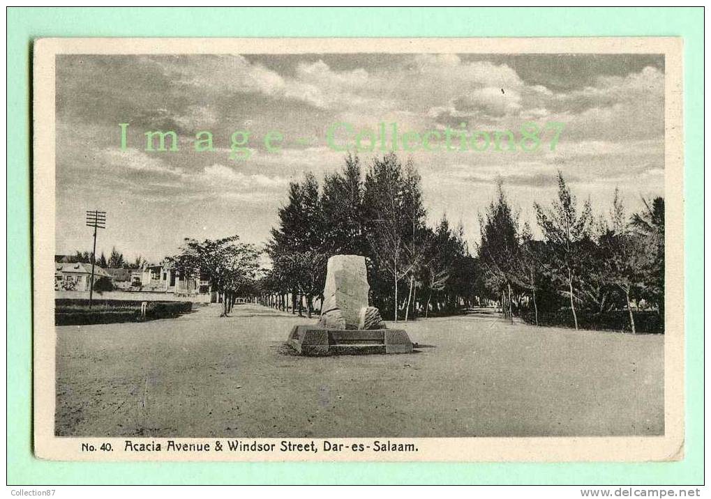 TANZANIE - TANGANYIKA - DAR ES SALAAM - ACACIA AVENUE & WINDSOR STREET - Tanzanie