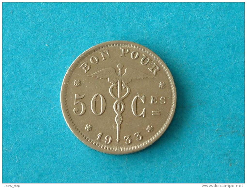 1933 FR ( 421 ) - ( For Grade, Please See Photo ) ! - 50 Centimes