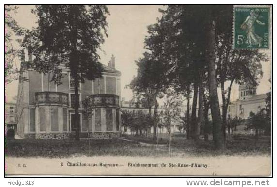 Chatillon Sous Bagneux - Etablissement De Ste Anne D'Auray - Châtillon