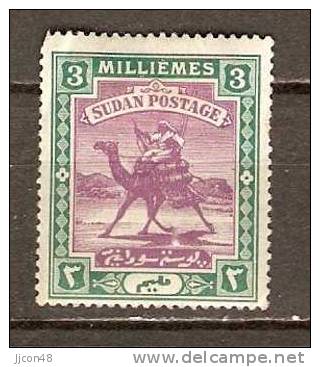 Sudan 1898  Arab Postman  3m  (*)  Wmk.1 - Soedan (...-1951)