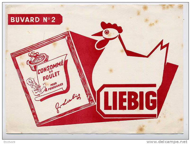 Buvard LIEBIG N°2 Consommé De Poulet - Soep En Saus