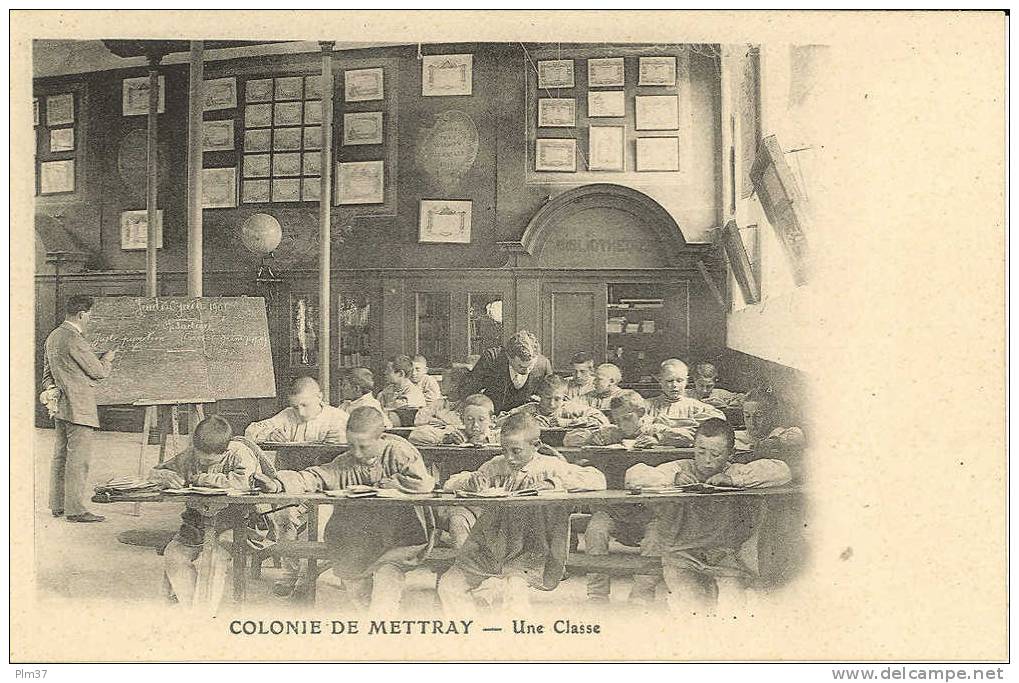 METTRAY - Une Classe De Colons - Mettray