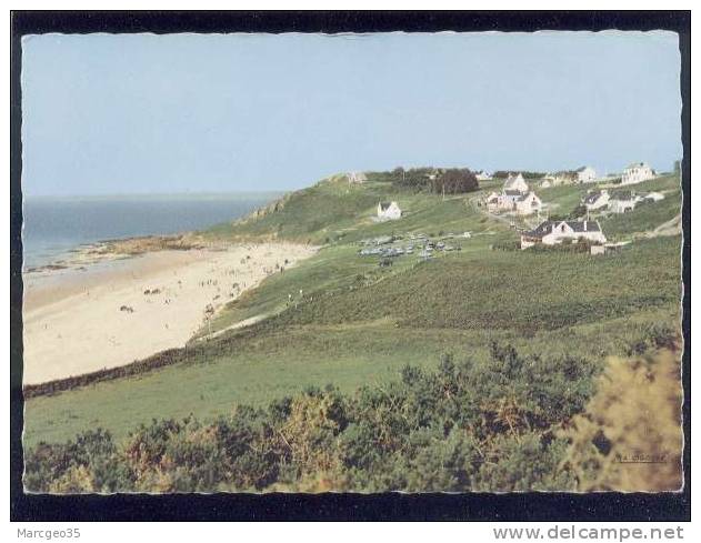 Locquirec La Plage Des Sables Blancs édit.la Cigogne N° 29.133.62 Villas  Belle Cpsm - Locquirec