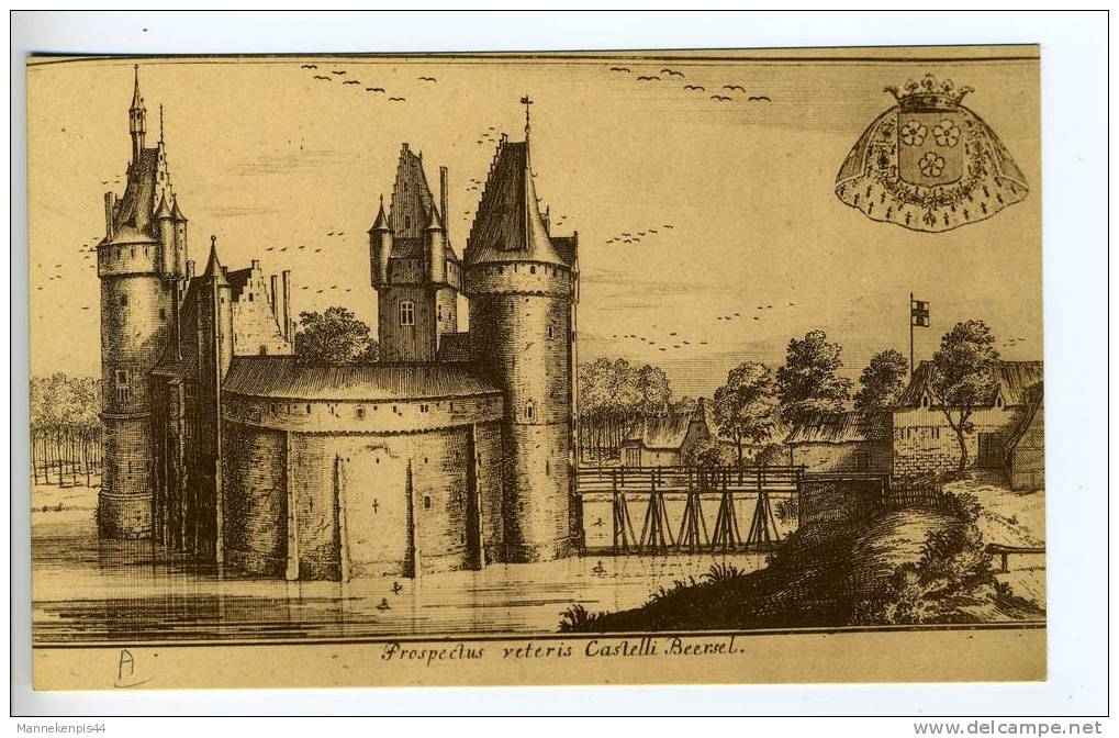 Beersel - Le Château De Beersel (Brabant) Vers 1696 - Beersel