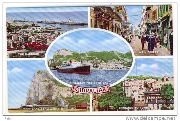 Gibraltar  CPA Dépliant  à Système  12 Vues  TBE - Gibraltar