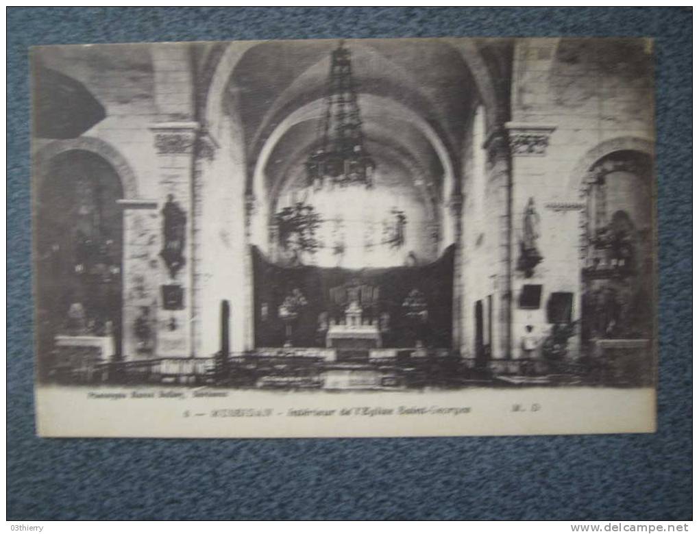 CPA 24-MUSSIDAN-INTERIEUR DE L´EGLISE SAINT GEORGES-VIERGE- - Mussidan