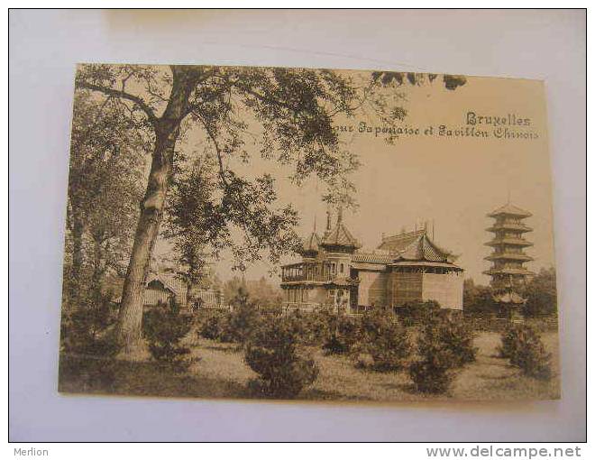 BRUXELLES - Tour Japonaise Et Pavillon Chinois - Japanese Tower And Chinese Pavilion  Cca 1910-15    -VF  D56643 - Bossen, Parken, Tuinen