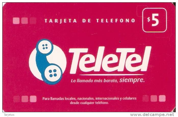 TARJETA DE ARGENTINA DE TELETEL  $5 - Argentine