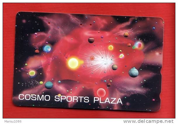 Japan Japon  Telefonkarte Phonecard -  Weltraum Space  Espace Universum Universe Erde Cosmo - Raumfahrt