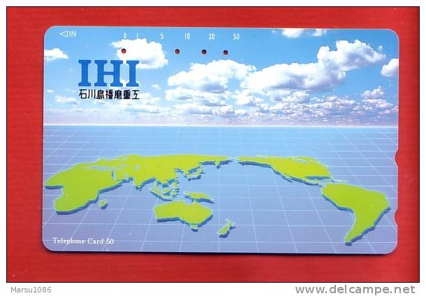 Japan Japon  Telefonkarte Phonecard - Weltraum Space  Espace Universum Universe Erde - Raumfahrt