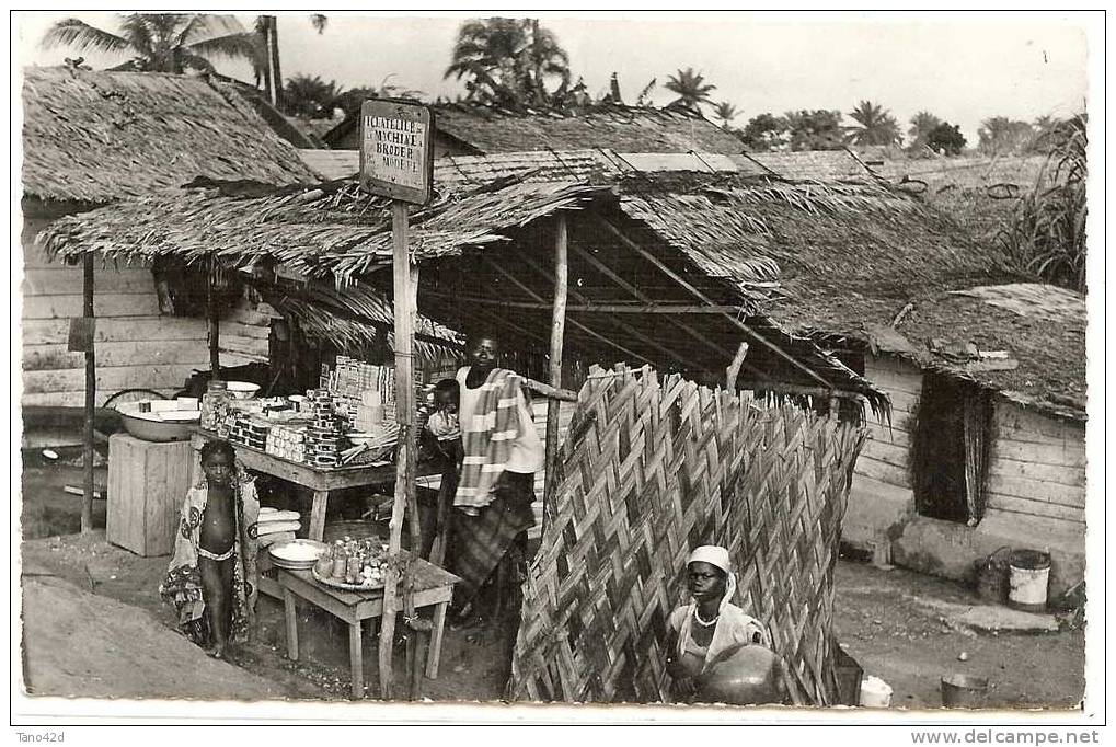 REF LBR 21 - CAMEROUN CP YAMENDE / PARIS 10/8/1956 "DOUALAN PETIT MARCHAND" - Sonstige & Ohne Zuordnung