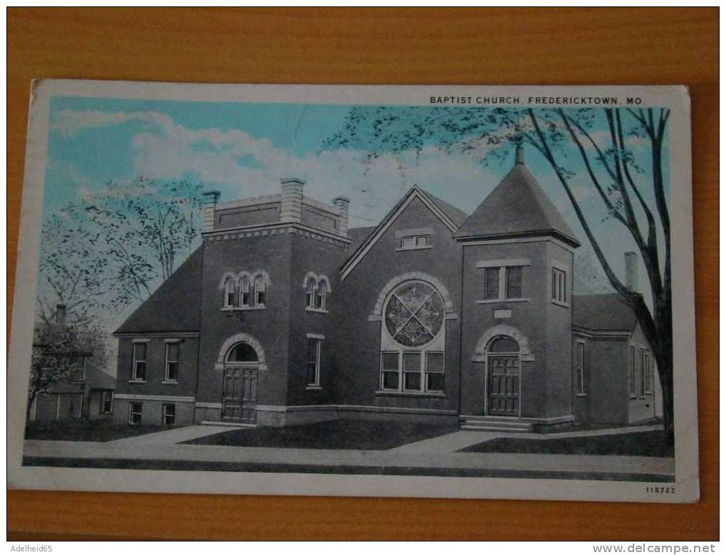 Baptist Church Fredericktown, MO 1929 To Norwood OH - Other & Unclassified