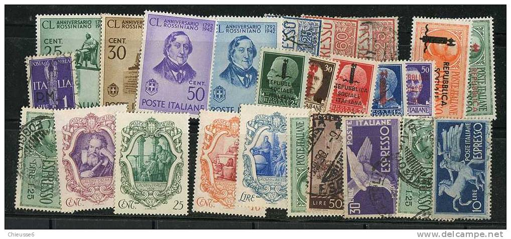 068B- 	Italie *,ob Lot + 70 Timbres - Collections