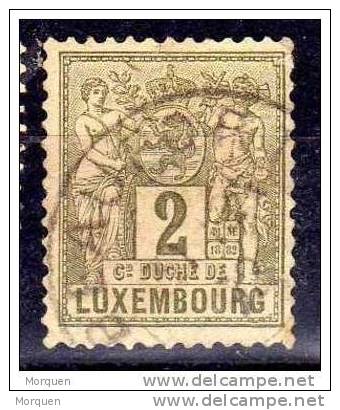 Lote 9 Sellos Luxemburgo, Num 47-54 º - 1882 Allegory