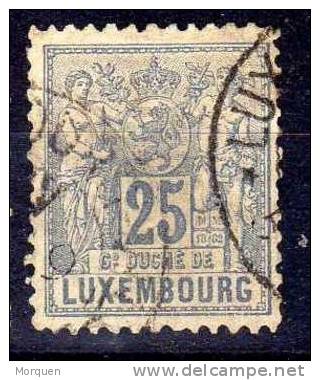 Lote 9 sellos Luxemburgo, num 47-54 º