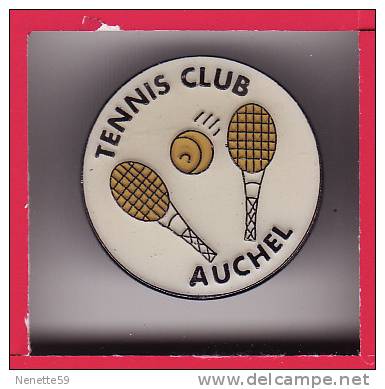 Pin´s AUCHEL Tennis ( Dép 62 ) - Tennis