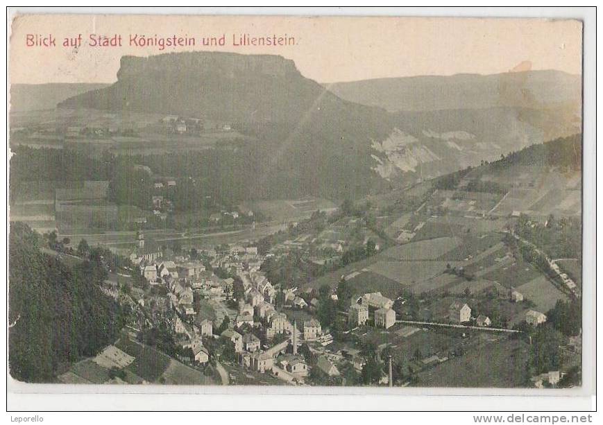 AK KÖNIGSTEIN   E*A8236 - Königstein (Sächs. Schw.)